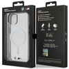 Etui BMW Silver Ring MagSafe na iPhone 14 Plus - przezroczyste