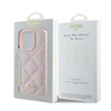 Guess GUHCP16XPSQSQSP iPhone 16 Pro Max6.9" różowy/pink hardcase Quilted Metal Logo