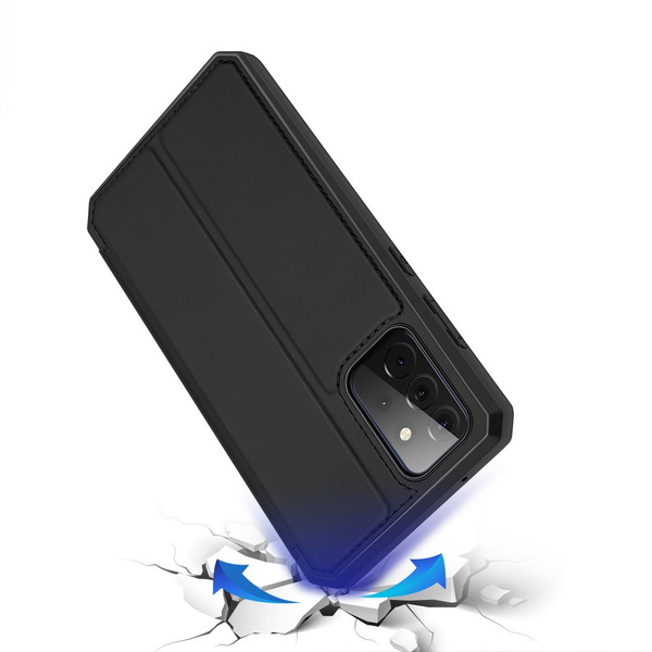 DUX DUCIS SKIN X BOOKCASE TYPE CASE FOR SAMSUNG GALAXY A72 4G BLACK