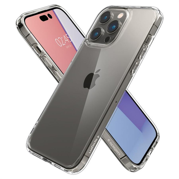 Etui Spigen Ultra Hybrid na iPhone 14 Pro - przezroczyste