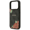 Etui Guess 4G Flowers Print MagSafe do   iPhone 17 Pro Max czarny