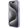 Guess GUHMP15MHRSGSU iPhone 15 Plus / 14 Plus 6.7" fioletowy/purple hardcase Ring Stand Script Glitter MagSafe