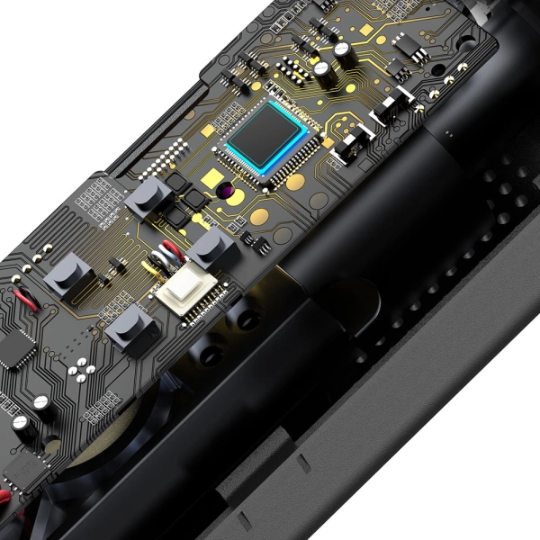 Baseus CRCQ000001 Mini Tire Compressor for Cigarette Lighter Socket - Black