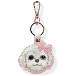 Etui na lokalizator / brelok Nimmy New   Big Eyed Pet 2.0 Dog różowy