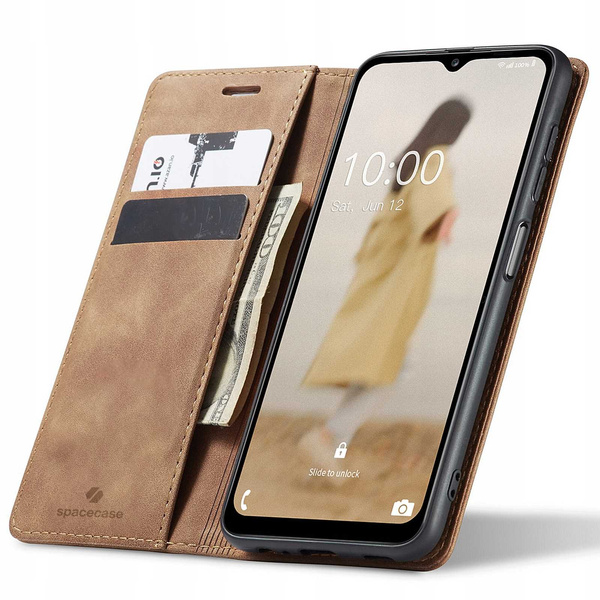 Spacecase Etui Wallet Galaxy A14 5G light brown