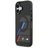Etui BMW M IML Metal Buttons Tricolor    Lines MagSafe do iPhone 17 czarny