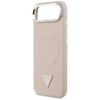 Etui Guess Triangle Logo MagSafe do      iPhone Air różowy