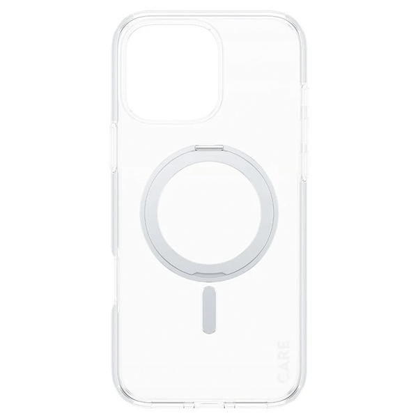 CARE by PanzerGlass Feature Kickstand Case iPhone 16 Pro Max 6,9" srebrny/silver MagSafe 1328