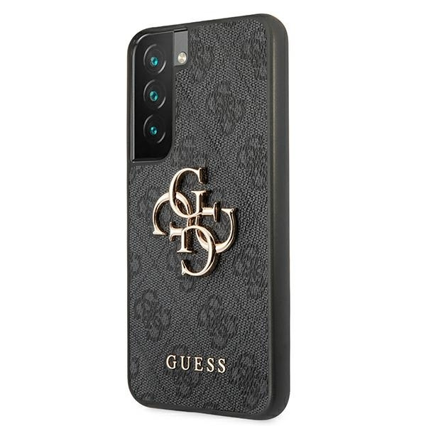 GUESS GUHCS22S4GMGGR S901 S22 SZARY/GREY HARDCASE 4G BIG METAL LOGO