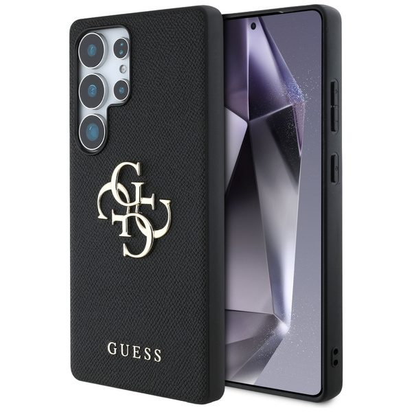 Etui Guess Grained Big 4G Logo Small     Classic Logo do Samsung Galaxy S25 Ultra czarny