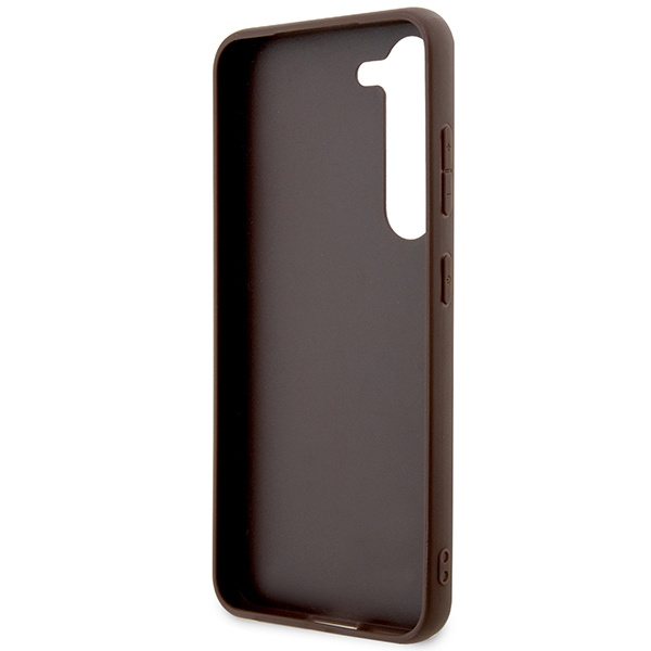 Guess GUHCS24M4GMGBR S24+ S926brązowy/brown hardcase 4G Big Metal Logo