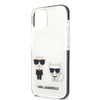 Etui Karl Lagerfeld Karl&Choupette na iPhone 13 mini - białe