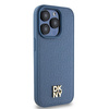 DKNY DKHMP15LPSHRPSB iPhone 15 Pro6.1" niebieski/blue hardcase Leather Monogram Pattern Metal Logo MagSafe