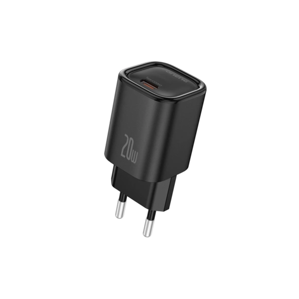 FONENG wall charger EU69 PD 20W 1xUSB-C + cable USB-C - USB-C Black