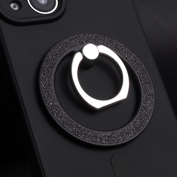 Ring Holder brokat czarny