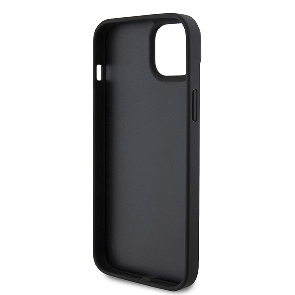 Guess GUHCP15SP4TDSCPK iPhone 15 / 14 / 13 6.1" czarny/black hardcase Crossbody 4G Metal Logo