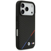 Etui BMW M Carbon Tricolor Line MagSafe  do iPhone 17 Pro czarny