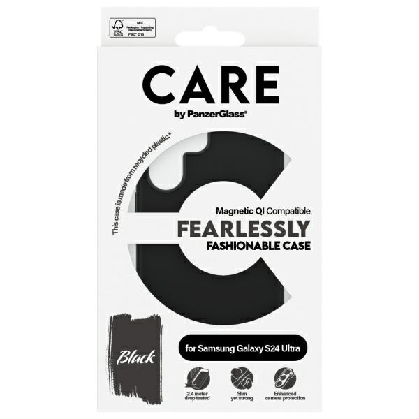 CARE by PanzerGlass Fashion QI Case Sam   S24 Ultra czarny/black 1168