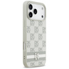 Etui DKNY Checkered with Printed Stripes do iPhone 17 Pro Max beżowy