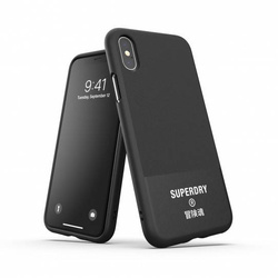 SuperDry Moulded Canvas iPhone X/Xs Case czarny/black 41544