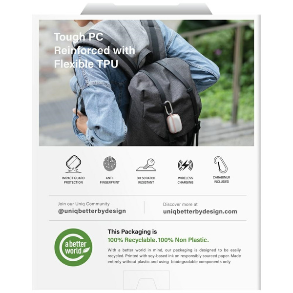 Etui UNIQ Veren do AirPods Pro 3 różowy