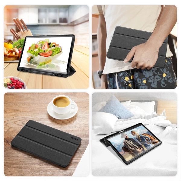 Dux Ducis Domo flip and smart sleep case for Samsung Galaxy Tab S9 - black