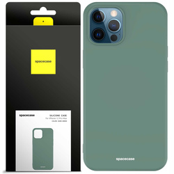 Spacecase Etui Silicone Case iPhone 12 Pro Max dark green