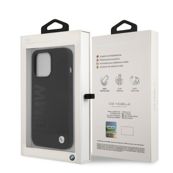 BMW Silicone Signature Logo MagSafe case for iPhone 13 Pro / iPhone 13 - black