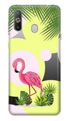 CASEGADGET CASE OVERPRINT FLAMINGO AND FLOWERS SAMSUNG GALAXY A60