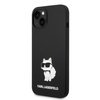 Karl Lagerfeld Silicone Choupette case for iPhone 14 Plus - black