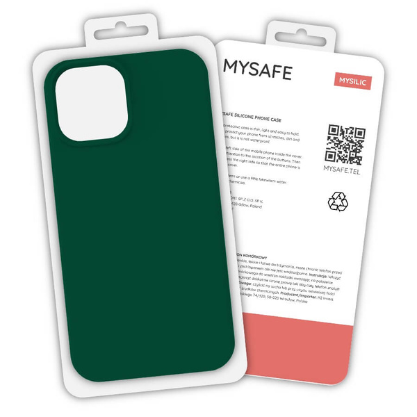 MYSAFE SILICONE CASE SAMSUNG GALAXY S21 PLUS DARK GREEN BOX
