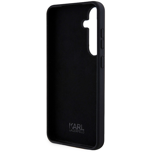 Etui Karl Lagerfeld Silicone Ikonik na Samsung Galaxy S24+ - czarne