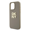 DKNY DKHCP15LPBSWSE iPhone 15 Pro 6.1"beżowy/beige hardcase Wrist Strap Stock Logo