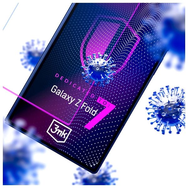 Folia antymikrobowa 3MK SilverProtect+   Folded Edition montowana na mokro do Samsung Galaxy Z Fold 7