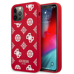 Guess GUHCP12LLSPEWRE iPhone 12 Pro Max6,7" czerwony/red hard case Peony Collection