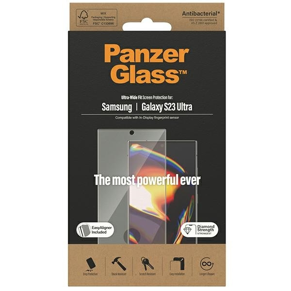 PanzerGlass Ultra-Wide Fit Sam S23 Ultra S918 Screen Protection 7317 z aplikatorem
