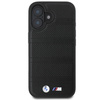 BMW BMHMP16S23PUSPK iPhone 16 6.1" czarny/black hardcase M Perforated And Stitched Line MagSafe
