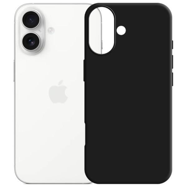 Etui 3MK Silicone Case do Apple iPhone   17 czarny