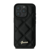 Guess GUHCP16LPSQSQSK iPhone 16 Pro6.3" czarny/black hardcase Quilted Metal Logo