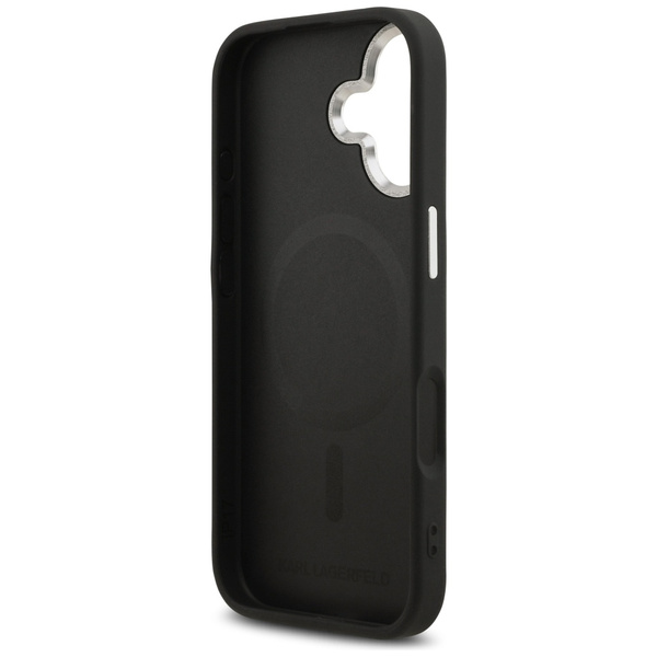 Etui Karl Lagerfeld Choupette Pin        MagSafe do iPhone 17 czarny