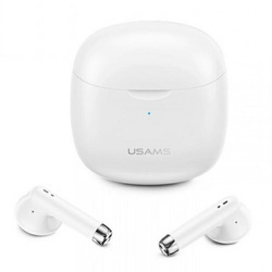 USAMS SŁUCHAWKI BLUETOOTH 5.0 TWS IA SERIES BEZPRZEWODOWE BIAŁY /WHITE BHUIA02 (US-IA04)