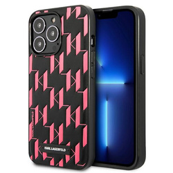 KARL LAGERFELD KLHCP13XMNMP1P IPHONE 13 PRO MAX 6,7" HARDCASE RÓŻOWY/PINK MONOGRAM PLAQUE