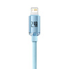 Baseus kabel Crystal Shine USB - Lightning 2,0 m 2,4A jasno-niebieski