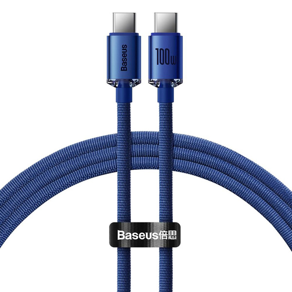 Baseus CAJY000603 USB-C - USB-C PD cable 100W 5A 480Mb/s 1.2m - blue