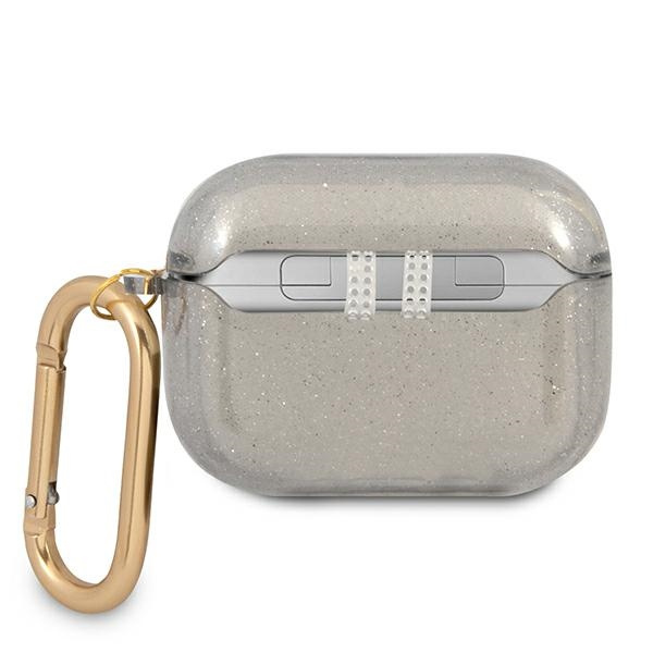 Guess GUAPUCG4GK AirPods Pro coverczarny/black Glitter Collection
