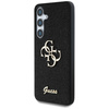 Etui Guess Fixed Glitter Big 4G Metal    Logo do Samsung Galaxy S25 czarny