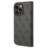 Guess GUBKP14LHG4SHK iPhone 14 Pro6,1" czarny/black book 4G Vintage Gold Logo