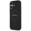Etui Guess Saffiano Classic Logo MagSafe do iPhone 17 czarny