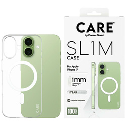 Etui CARE by PanzerGlass SL1M MagSafe do iPhone 17 przezroczysty
