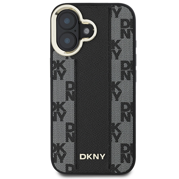 DKNY DKHMP16SPCPVSLK iPhone 166.1" czarny/black hardcase Checkered Pattern Magsafe